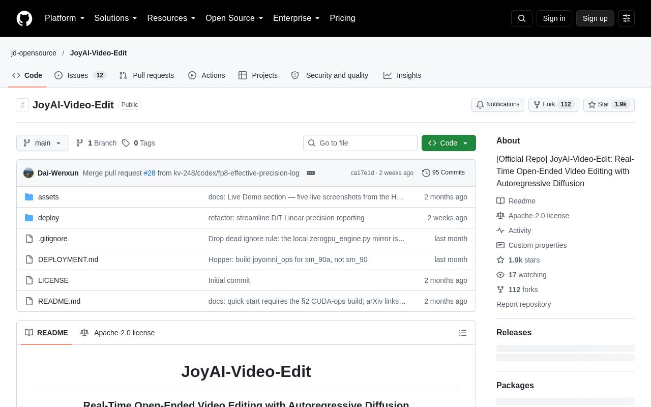 Preview of JoyAI Video Edit