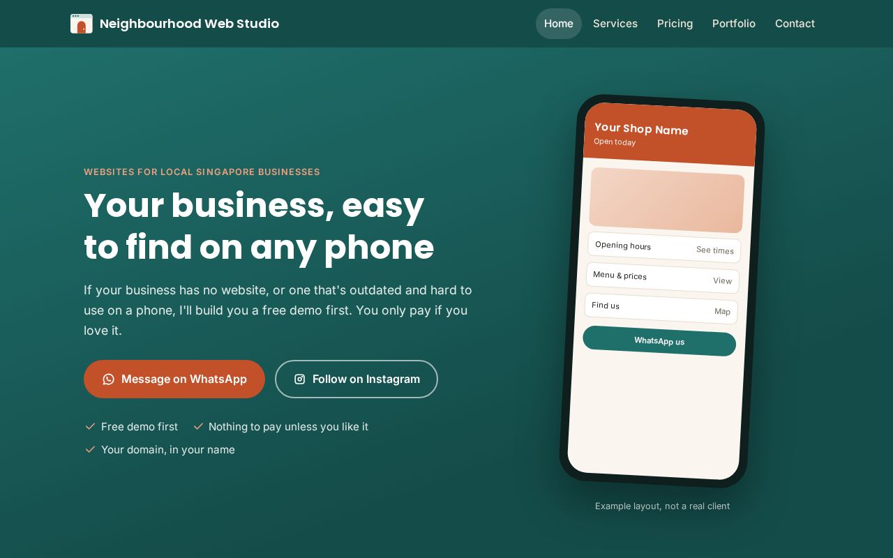 Preview of Neighbourhood Web Studio