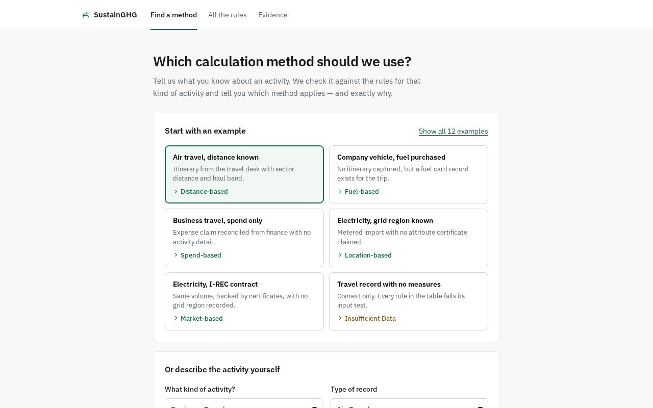 Preview of Ghg Methodology Prediction Engine