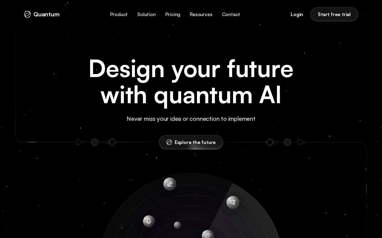 Preview of Content Writing AI Website
