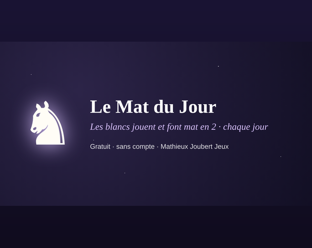 Preview of Le Mat du Jour