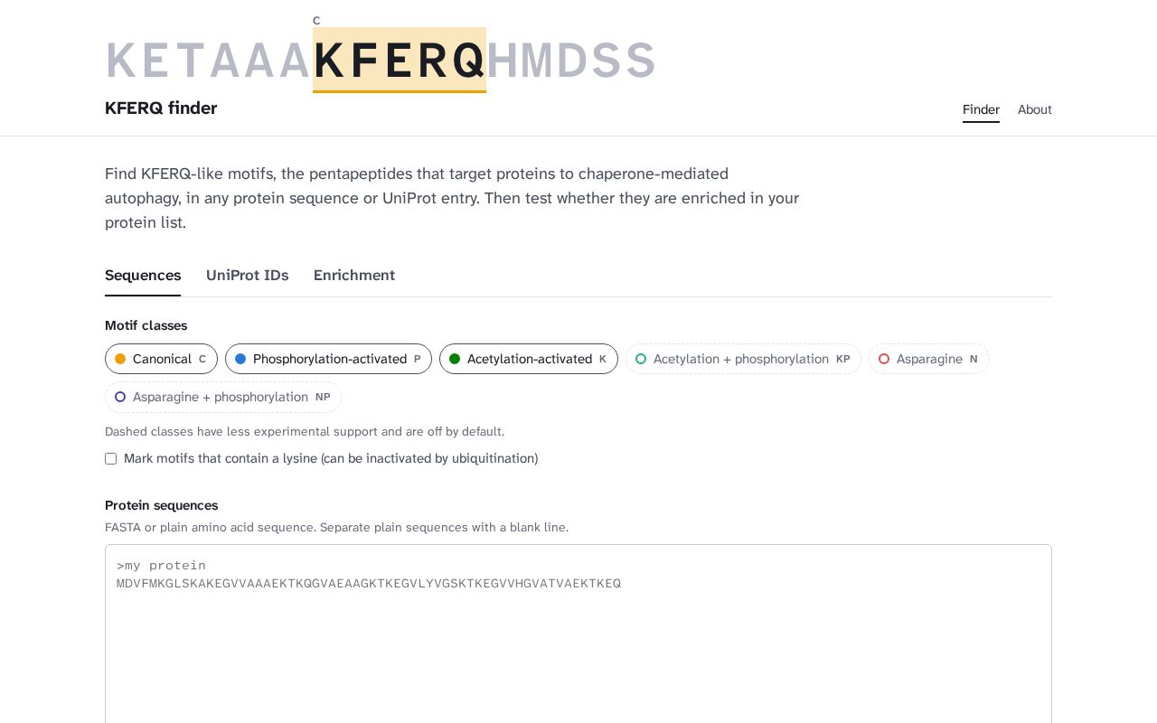 Preview of Kferq Finder