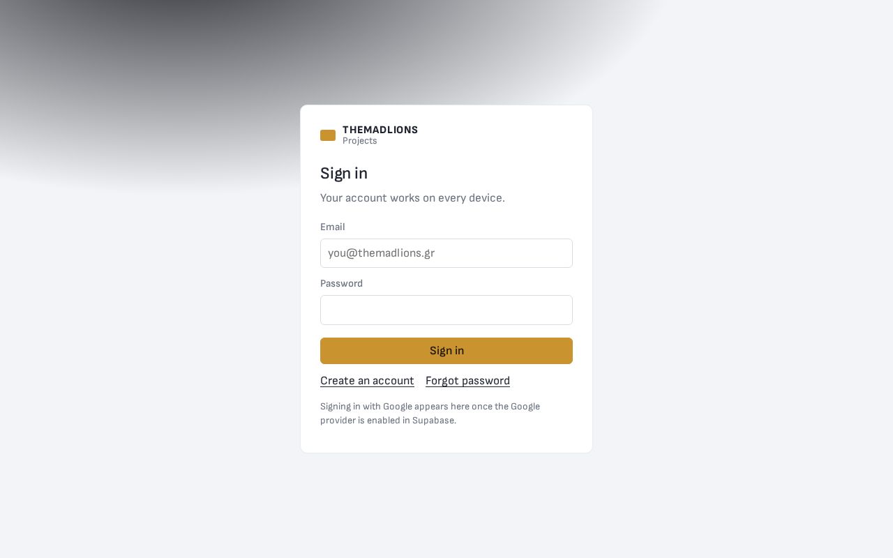 Preview of Themadlions Projects