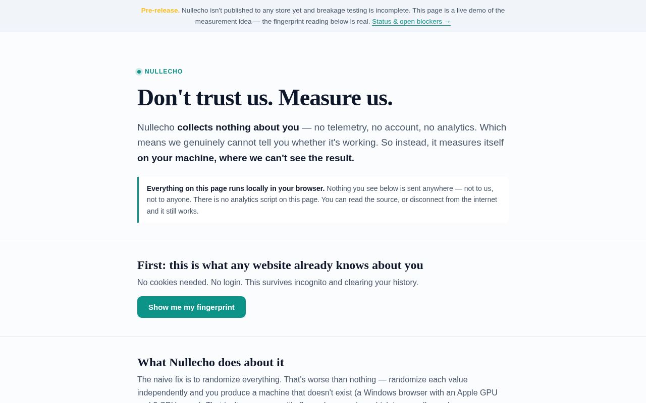 Preview of Nullecho