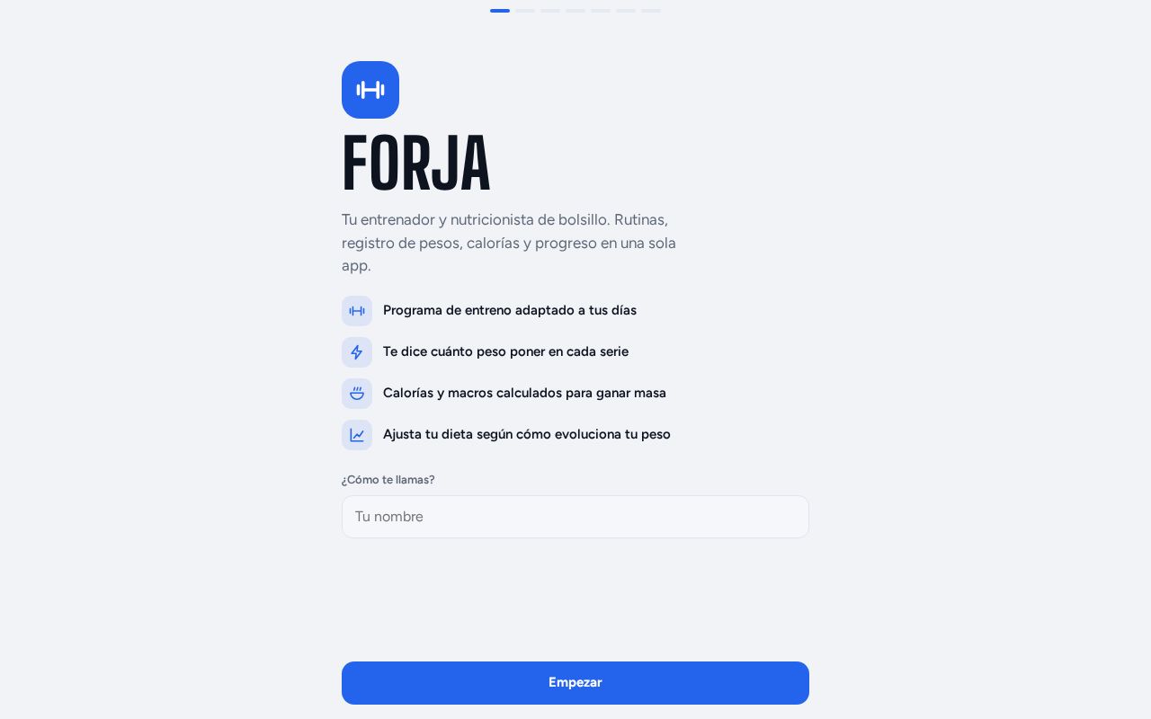 Preview of App Gimnasio