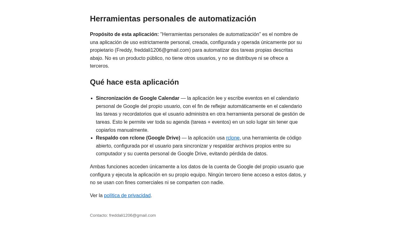 Preview of Oauth App Pages