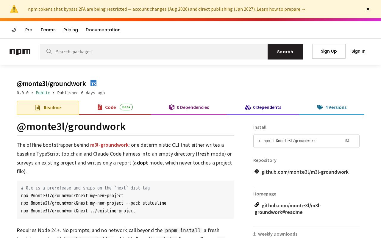 Preview of M3l Groundwork