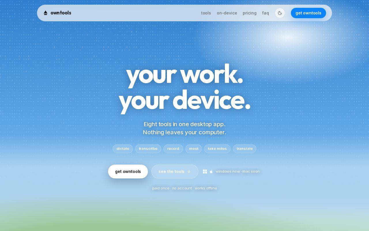Preview of Owntools