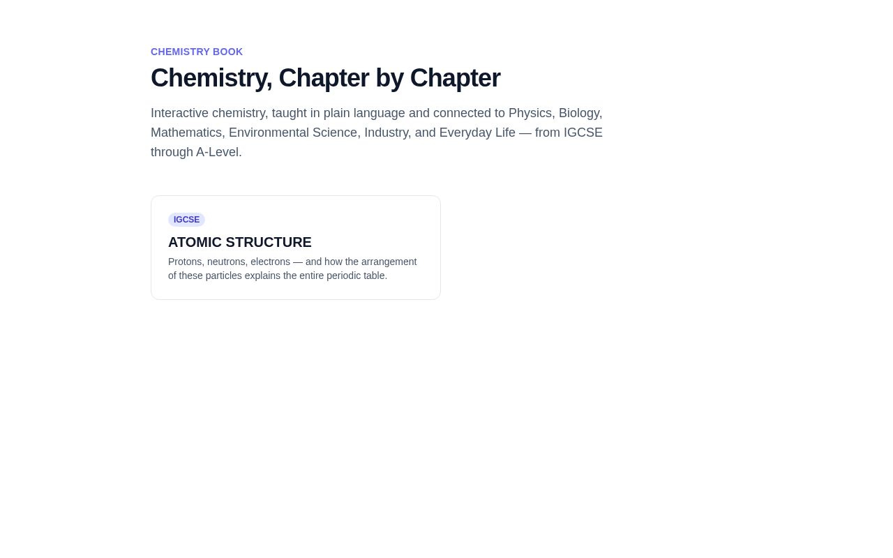 Preview of Chemistry Book