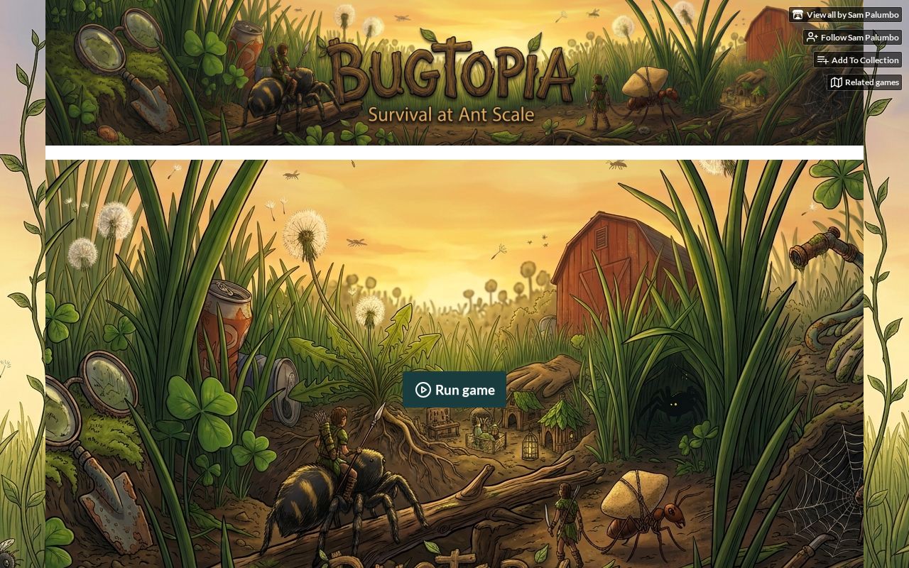 Preview of Bugtopia by Sam Palumbo