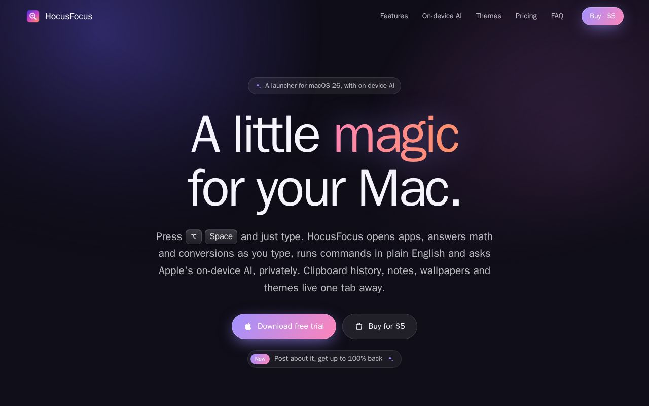 Preview of Hocusfocus Releases