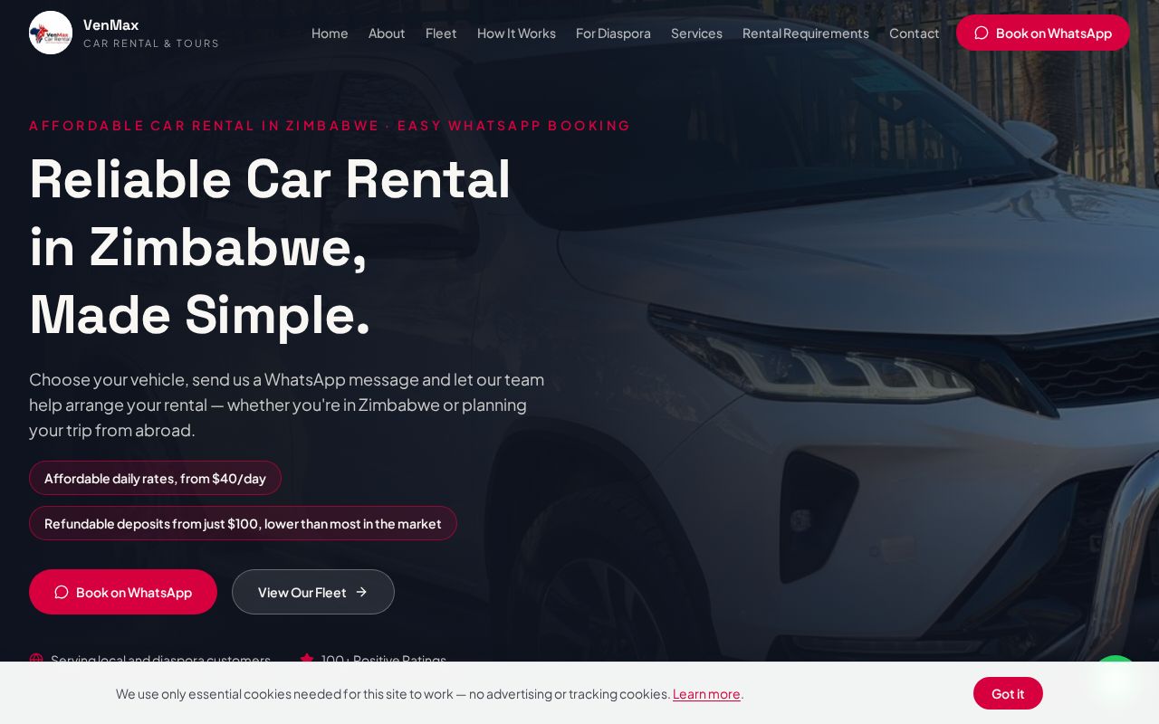 Preview of Venmax Car Rentals Tours
