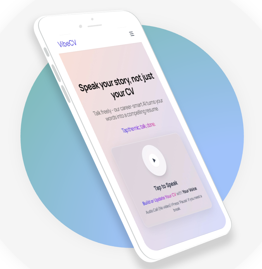 Preview of VibeCV.co