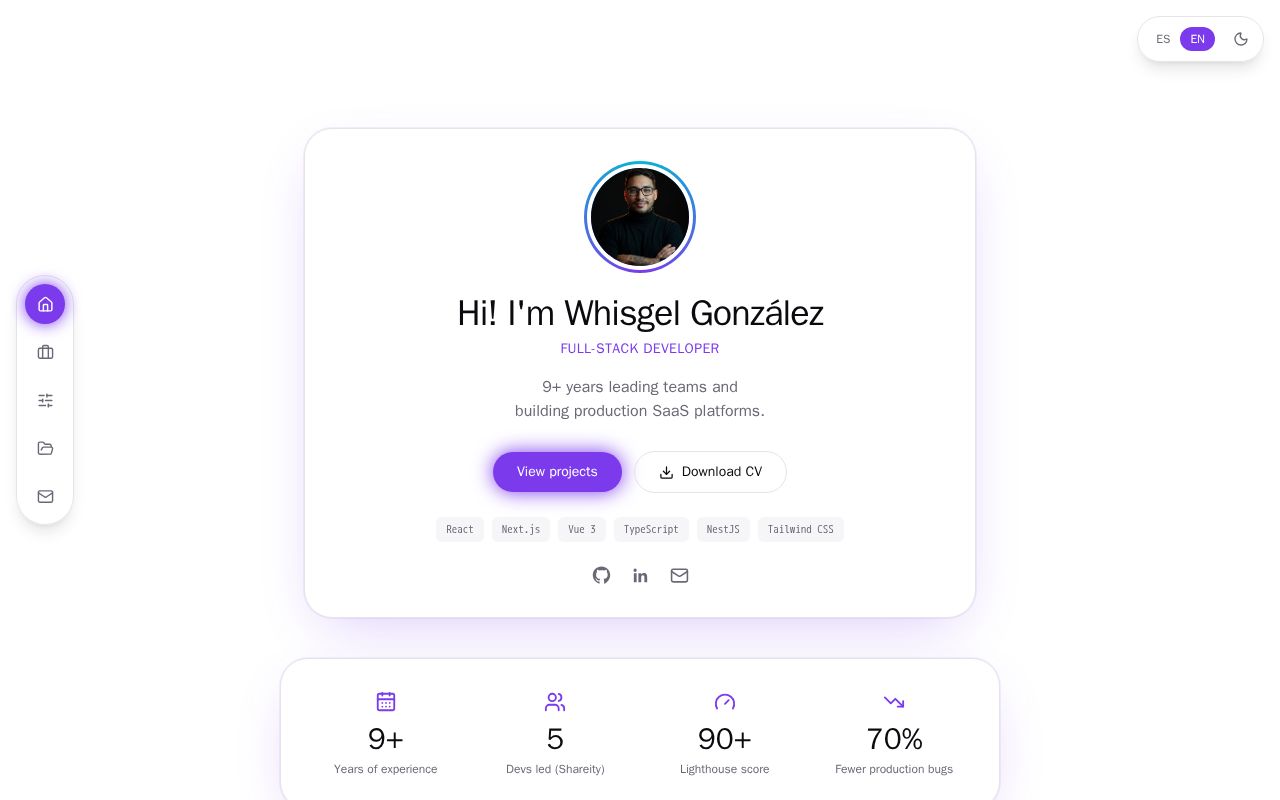 Preview of WhisgelGonzalezDev Github Io