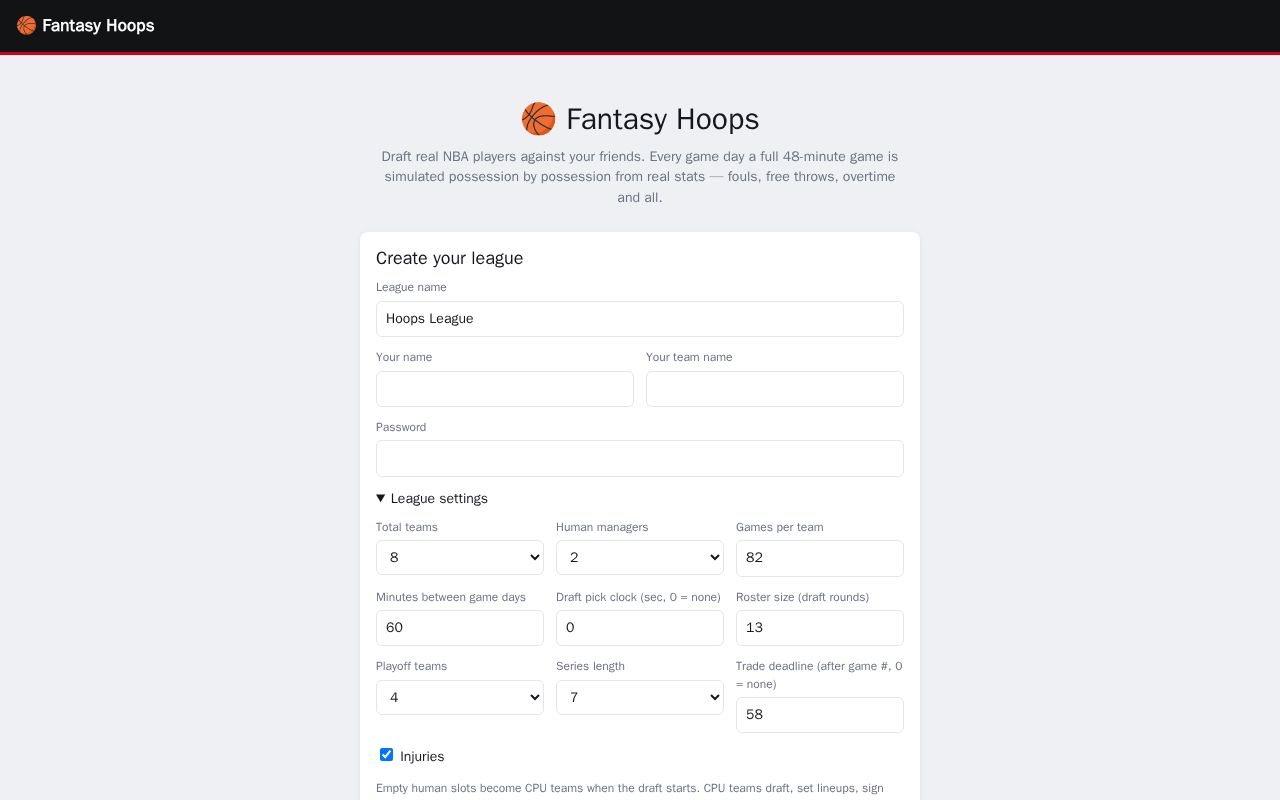 Preview of Fantasyleauge