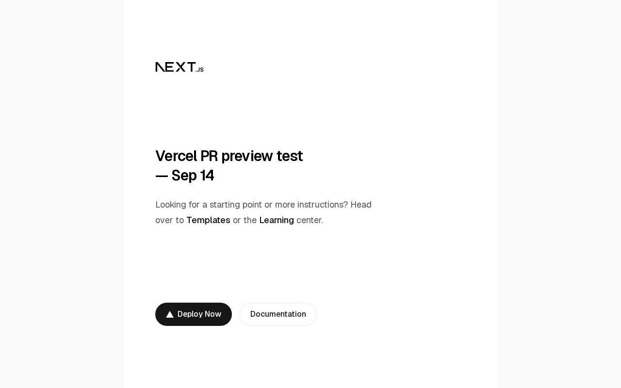 Preview of Vercel Training