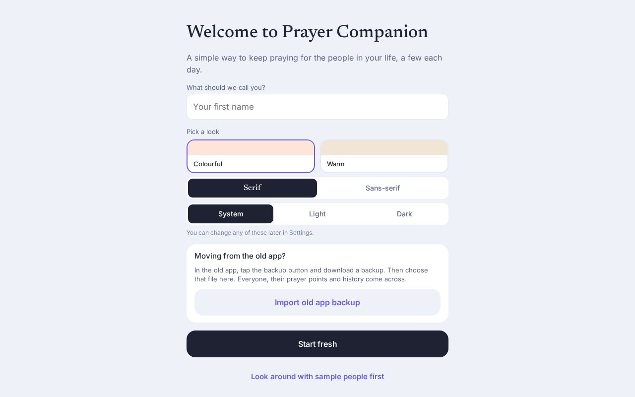 Preview of Prayer Companion 2