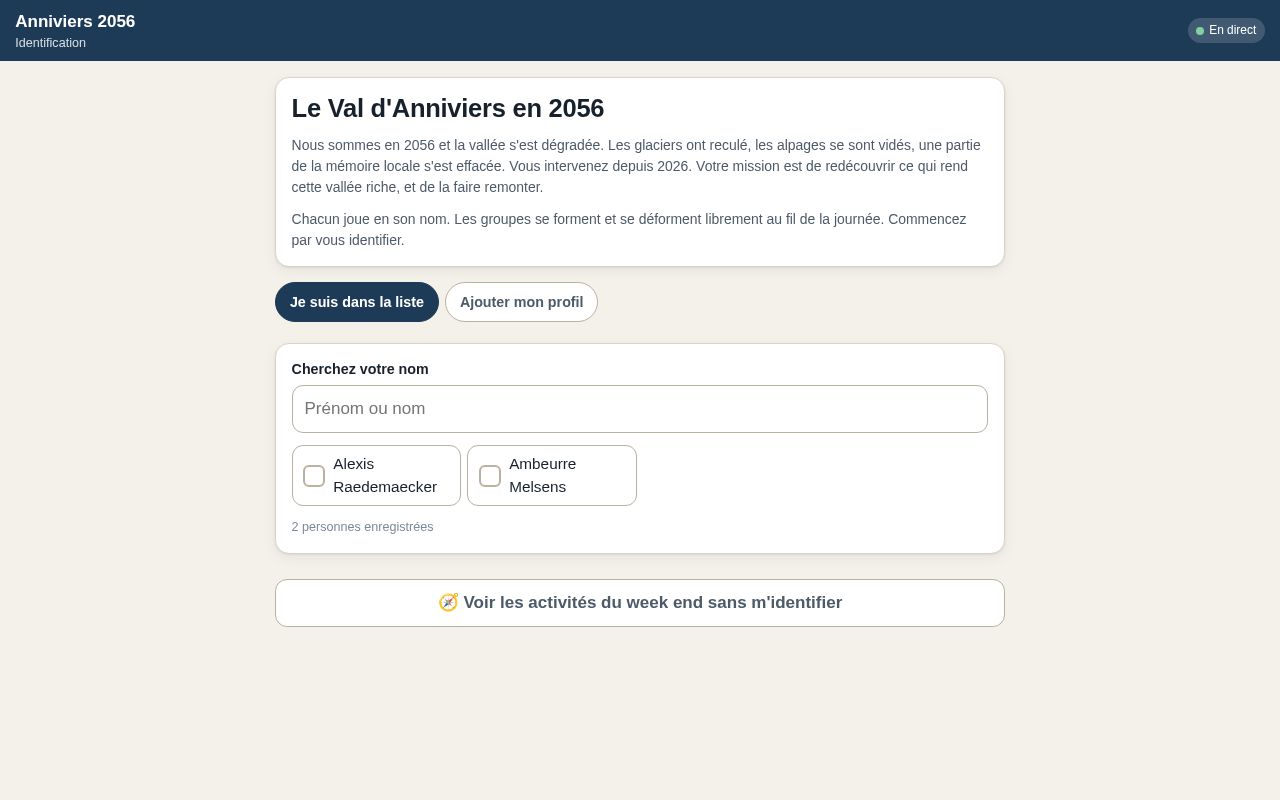 Preview of Jeu anniversaire Chandolin