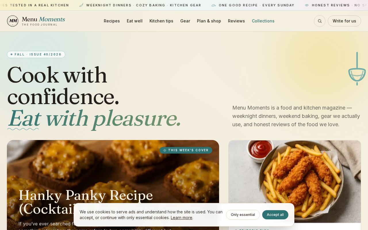 Preview of Menumoments