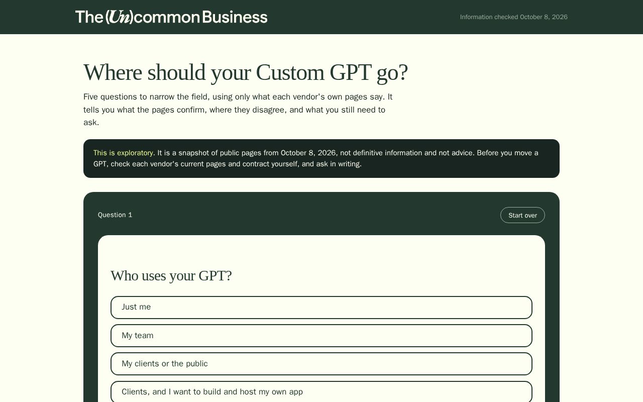 Preview of Gpt New Home Check
