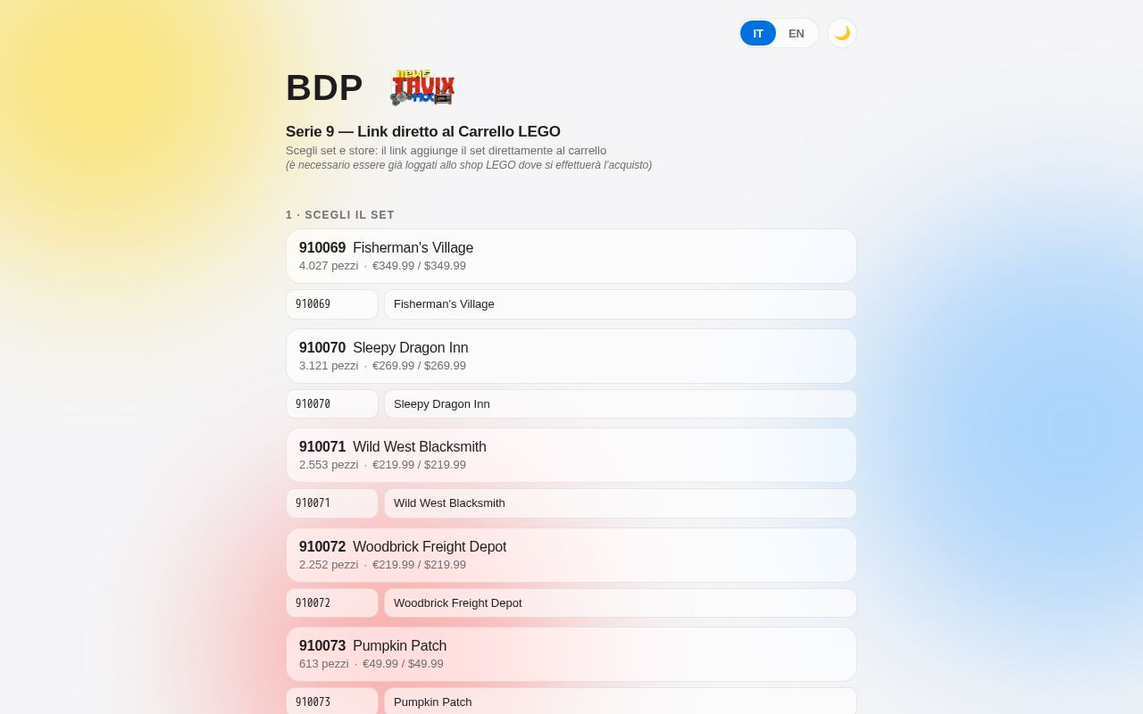 Preview of Bdp Cart Links