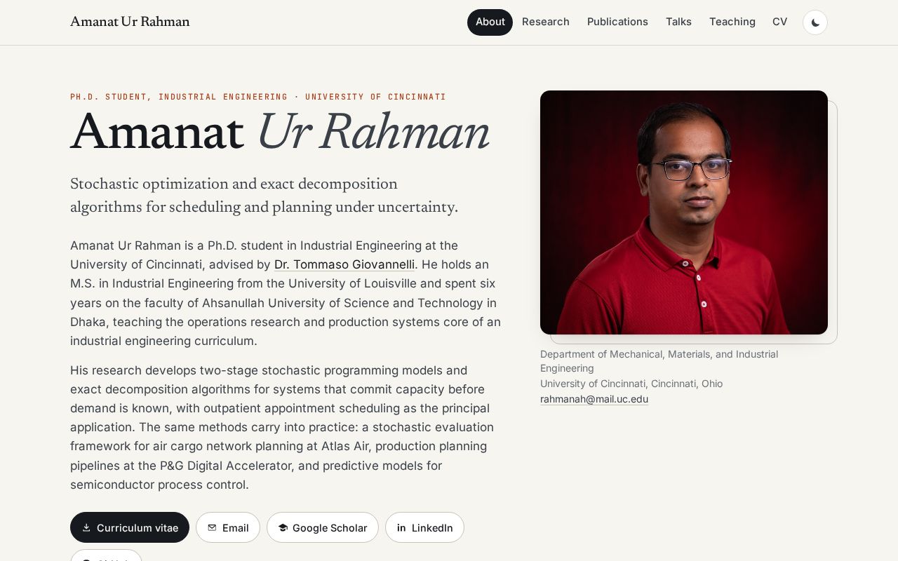 Preview of Amanat Rahman Github Io