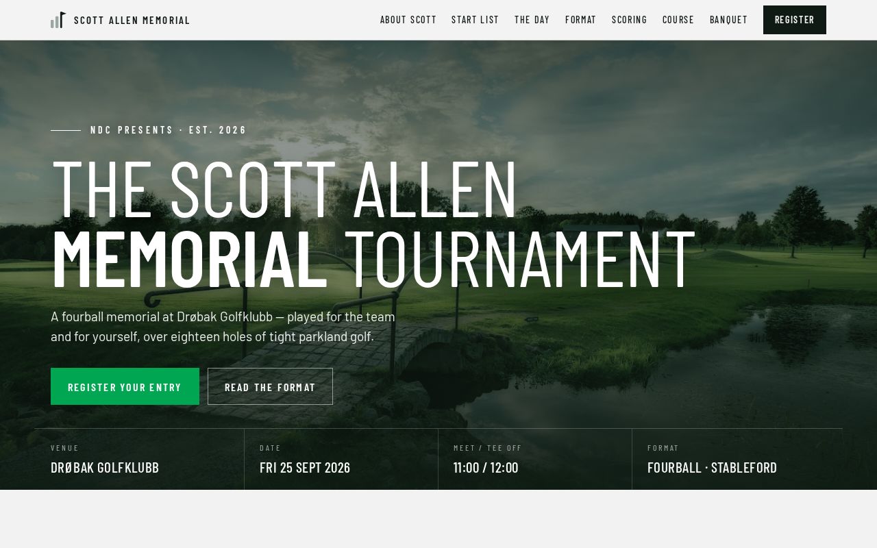 Preview of Scott Allen Tournament