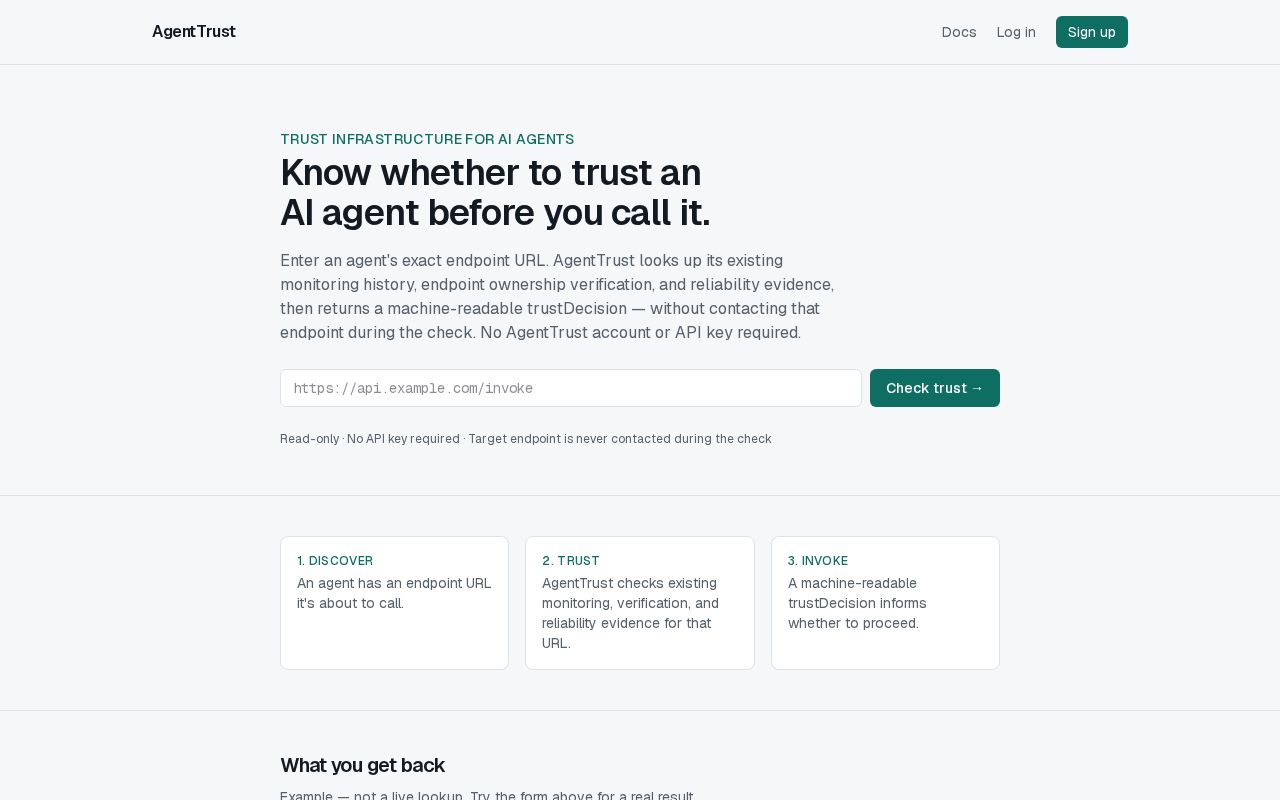 Preview of Agenttrust