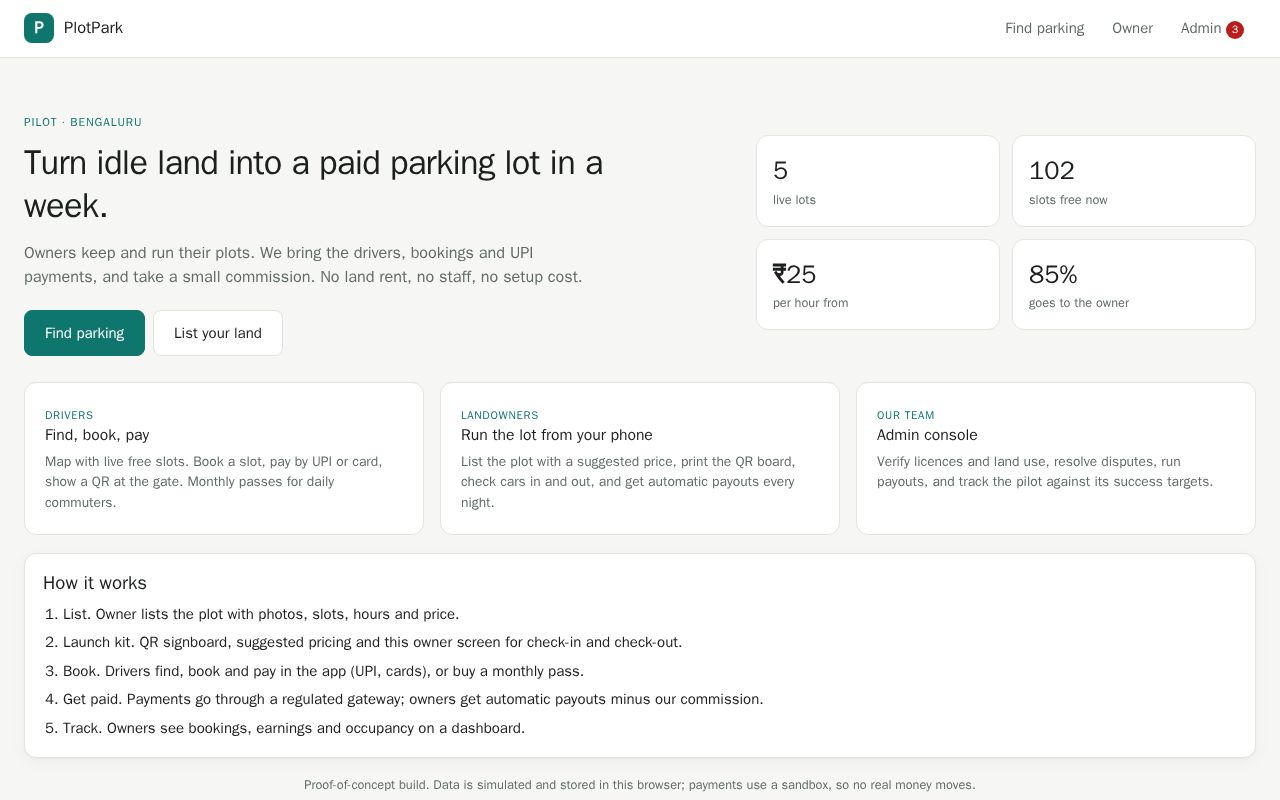 Preview of Idle Parking Poc