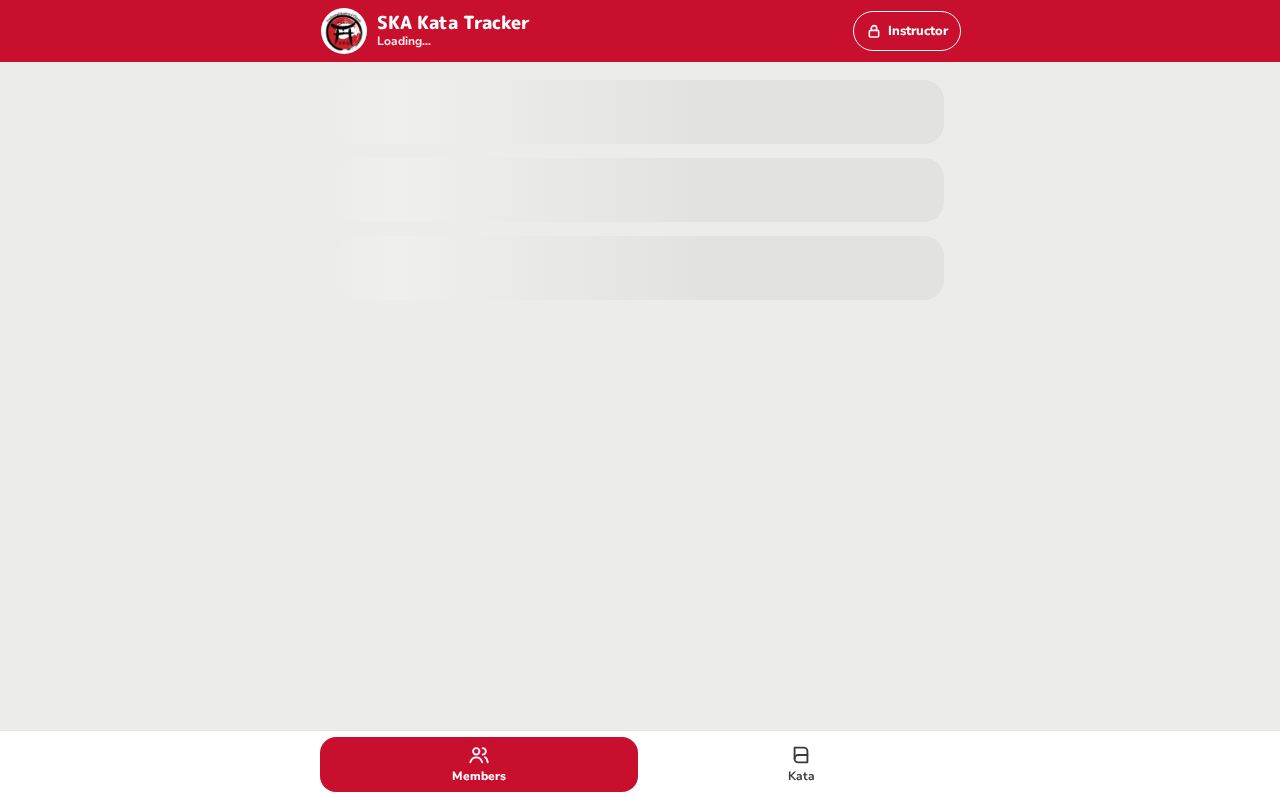 Preview of SKA Kata Tracker