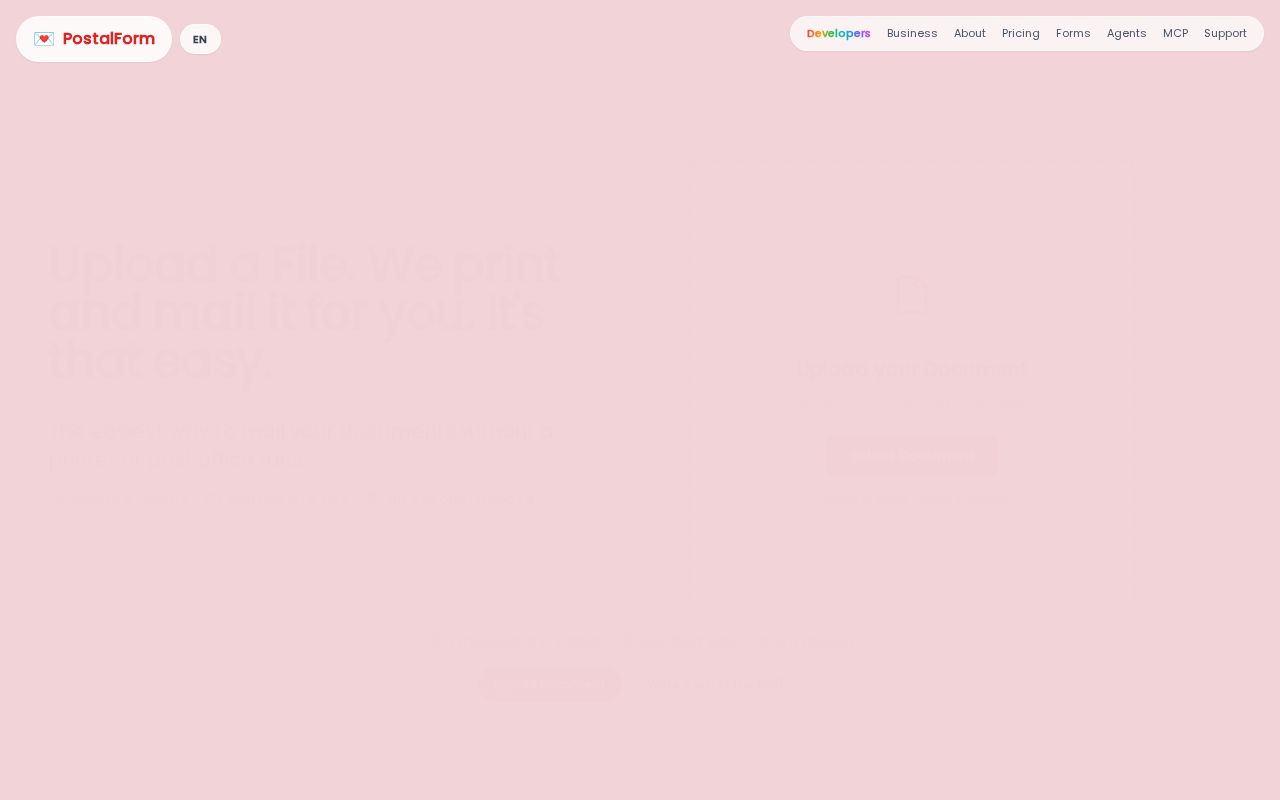 Preview of Postalform Com