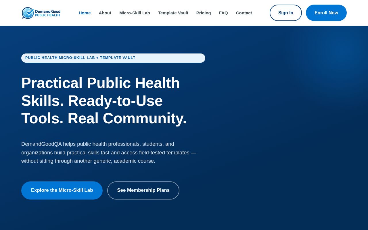 Preview of Demand Good Public Health