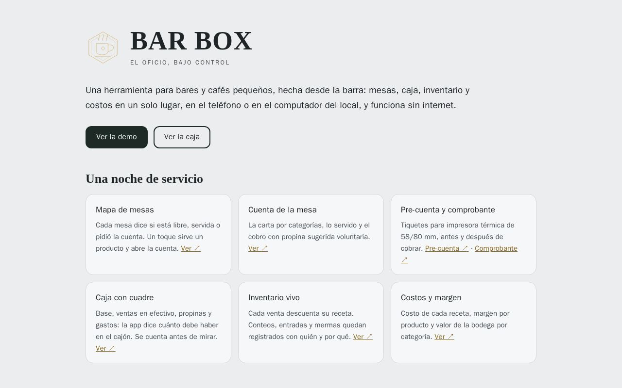Preview of Bar Box