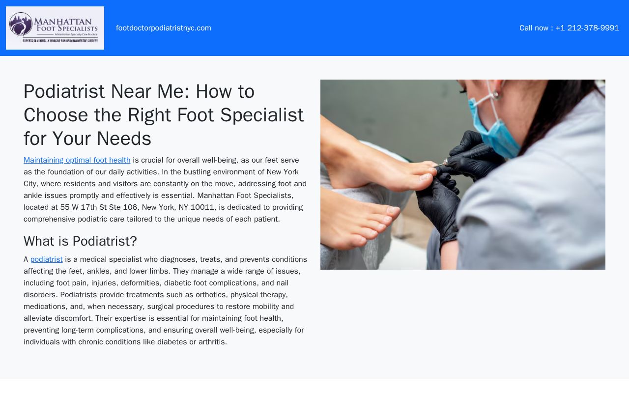 Preview of Podiatristnearmehowtochoosetherightfootspecialistforyour