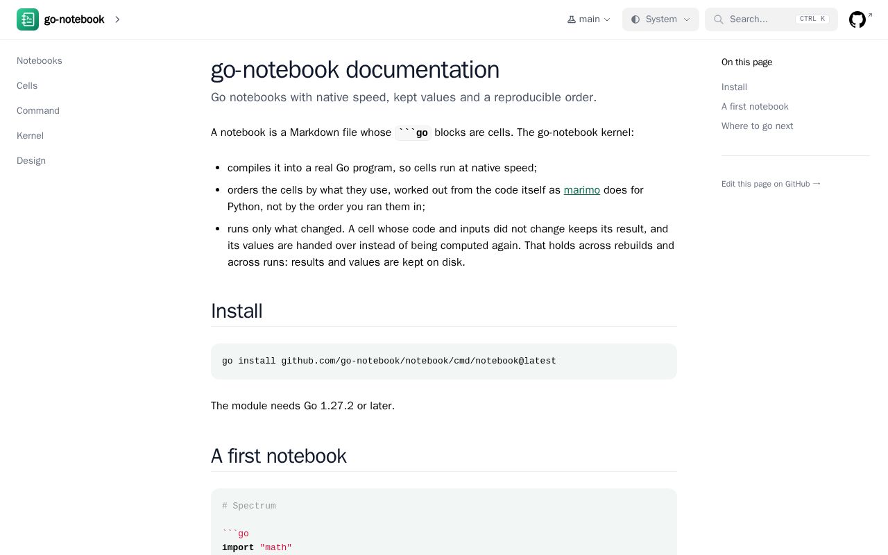 Preview of go-notebook