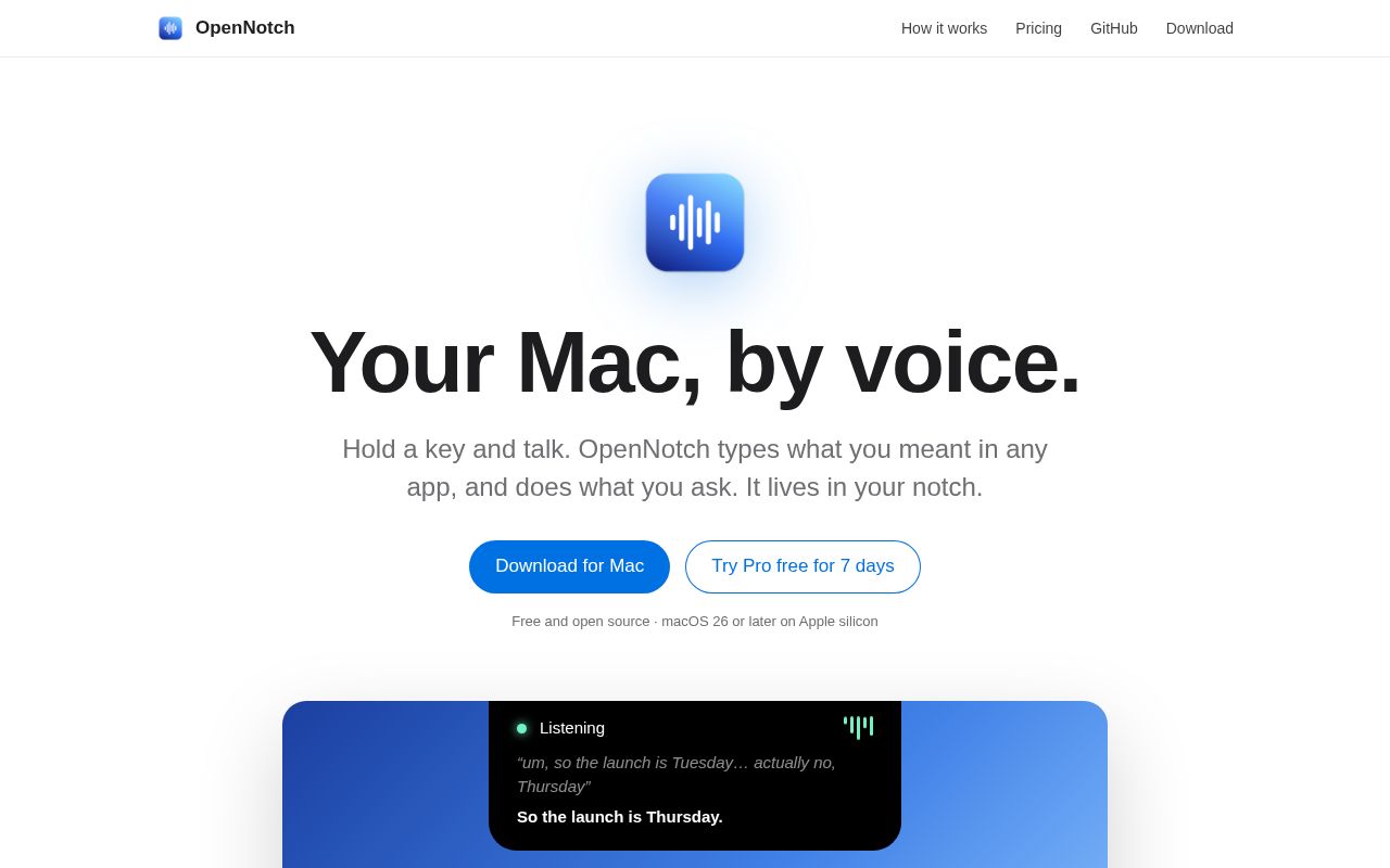 Preview of Opennotch