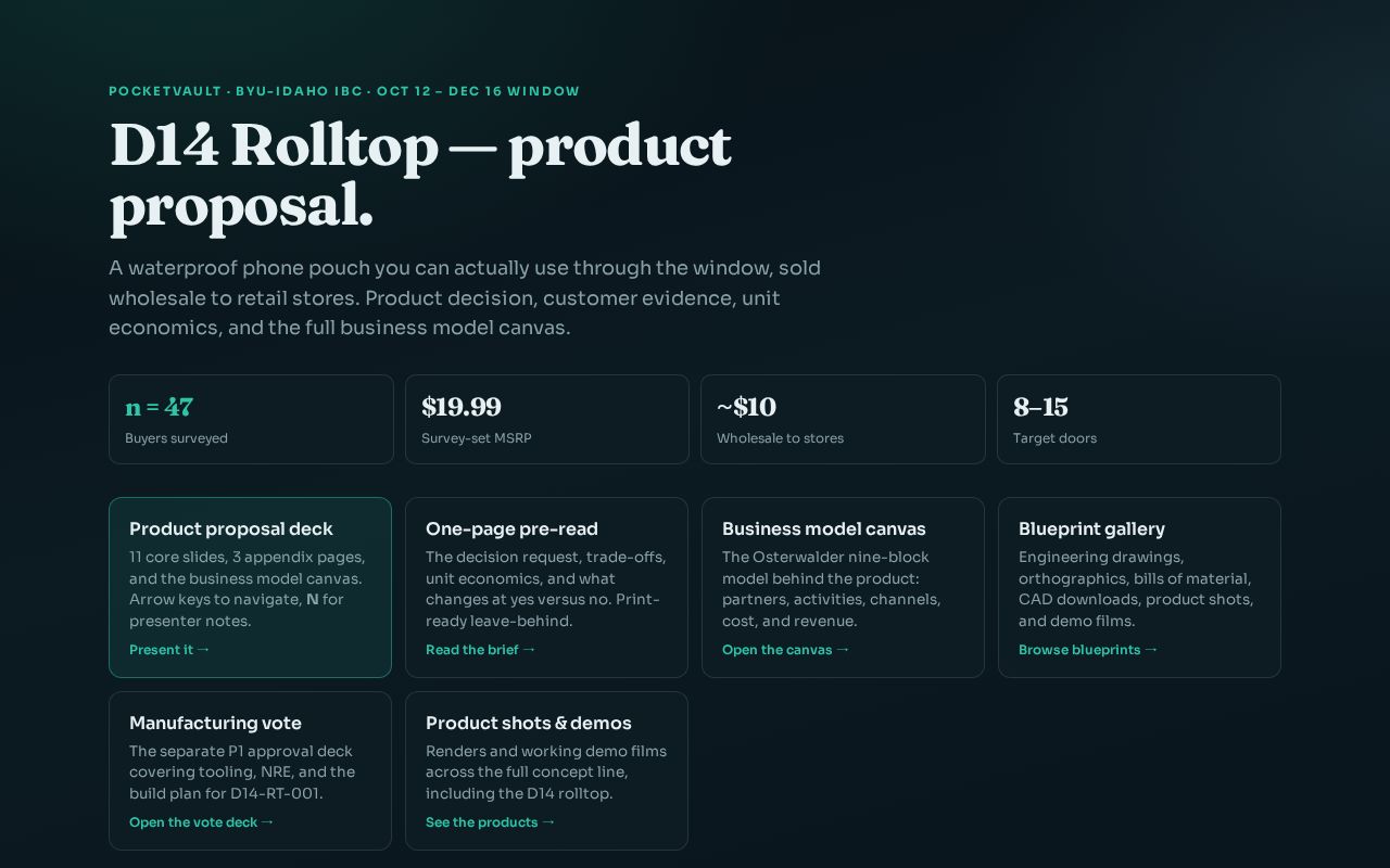 Preview of Pocketvault D14