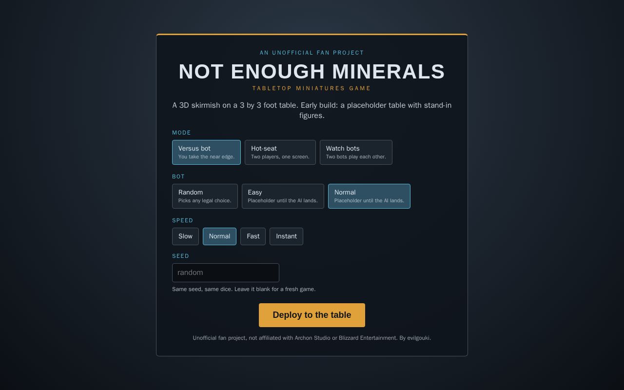 Preview of Not Enough Minerals
