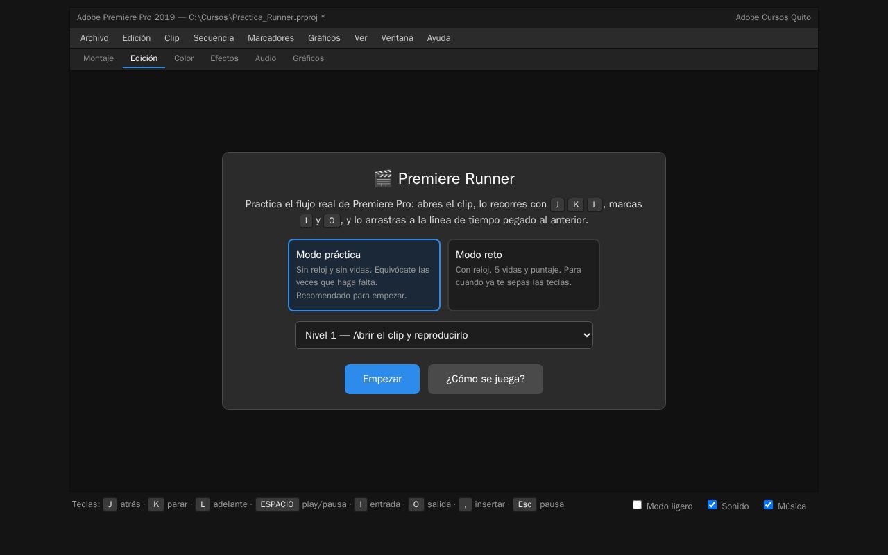 Preview of Premiere Runner