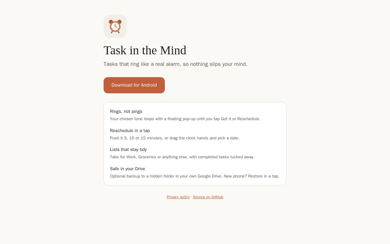 Preview of Task in the Mind