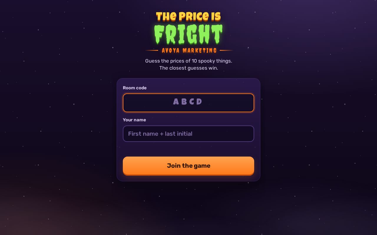 Preview of The Price Is Fright