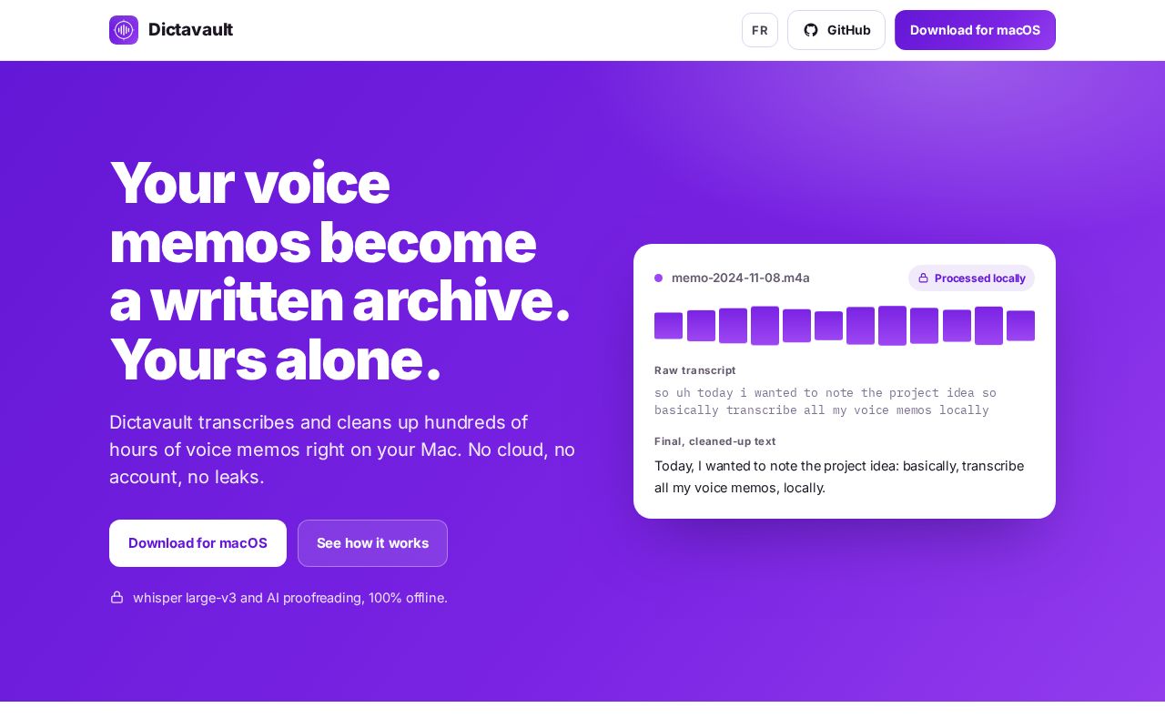 Preview of Dictavault