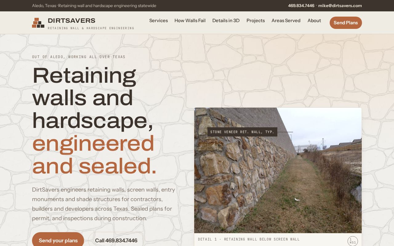 Preview of Dirtsavers Site