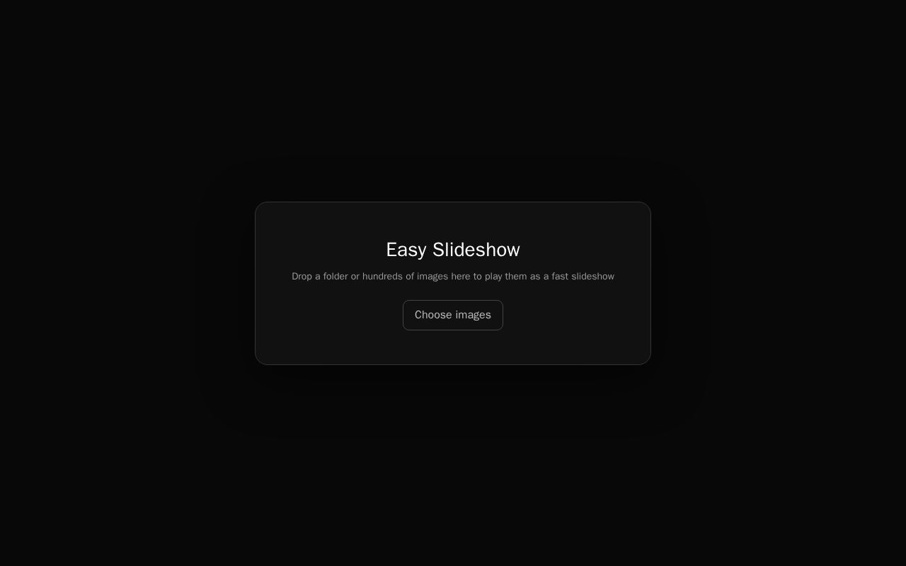 Preview of Simple in-browser rapid image slideshow viewer