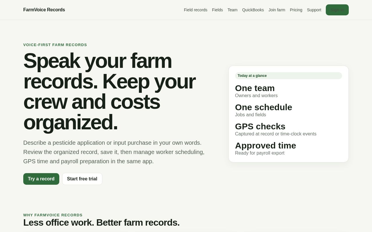 Preview of Farmvoicerecords
