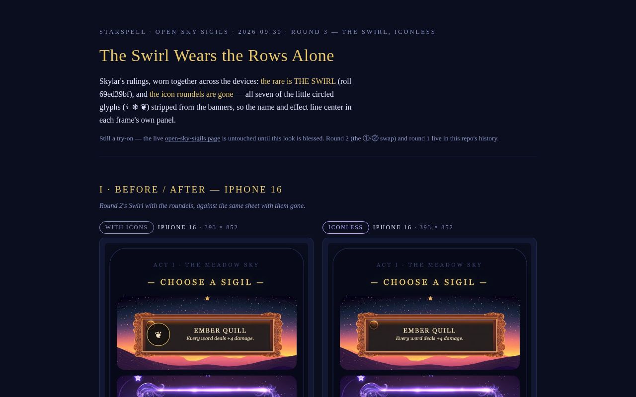 Preview of Starspell Sigil Device Pass