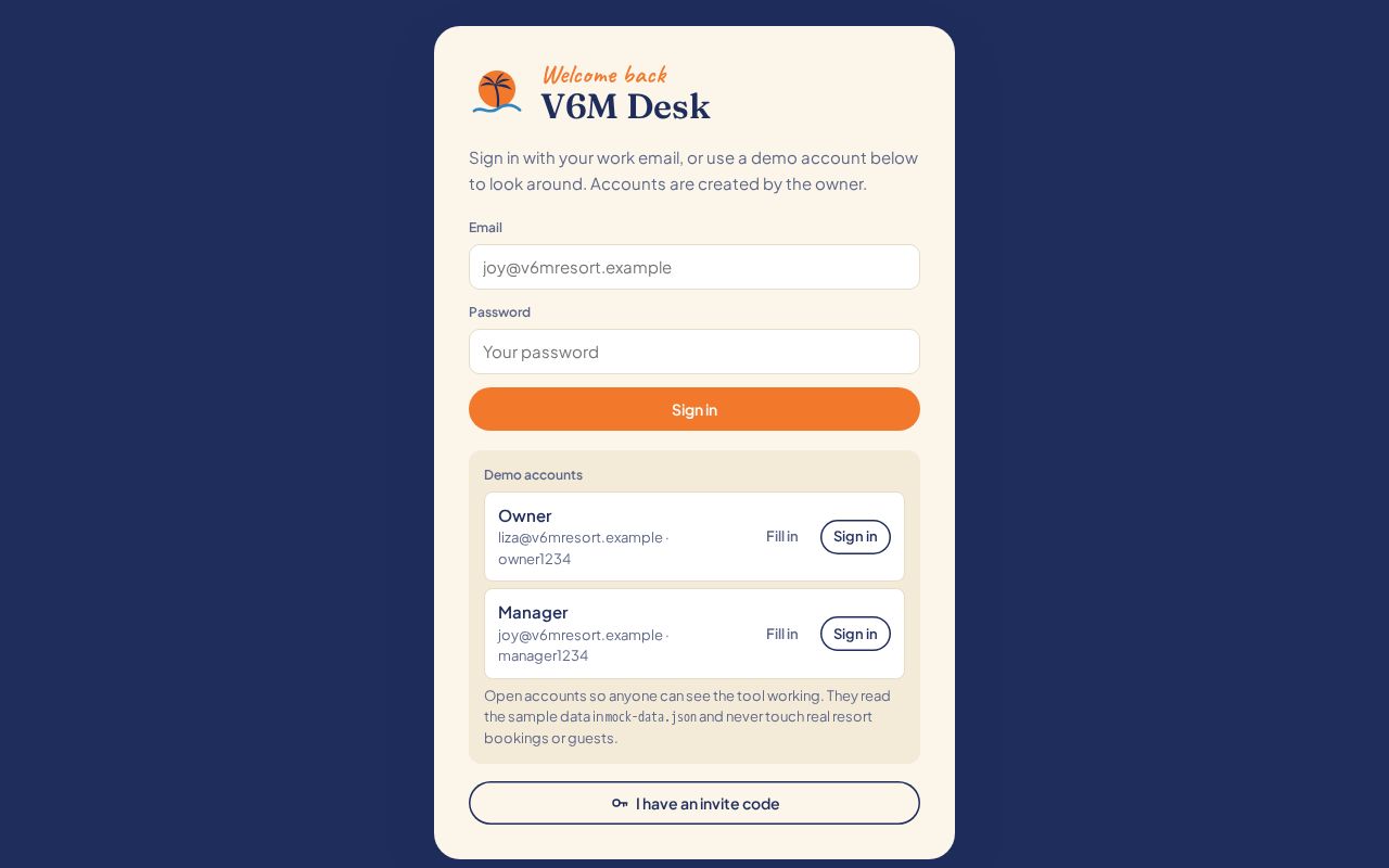 Preview of V6m Mock