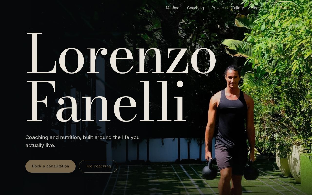 Preview of LorenzoFanelliCoachingSite