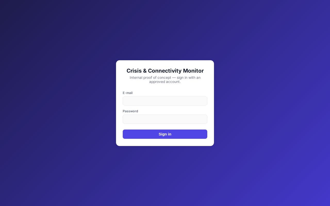 Preview of Crisis app creation using VSCode