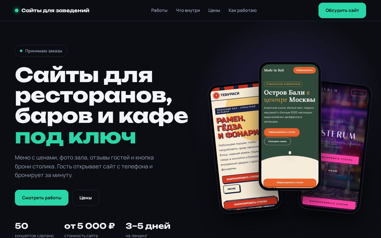 Preview of Sites Restaurants